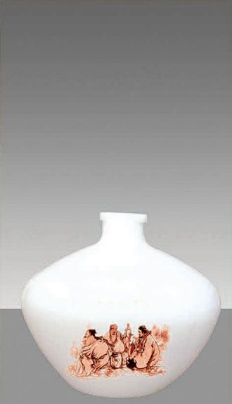 晶品-乳白瓶-072